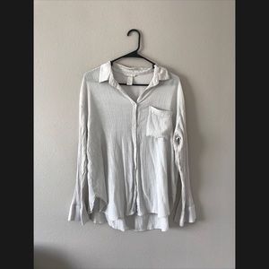 Polyester Button Up